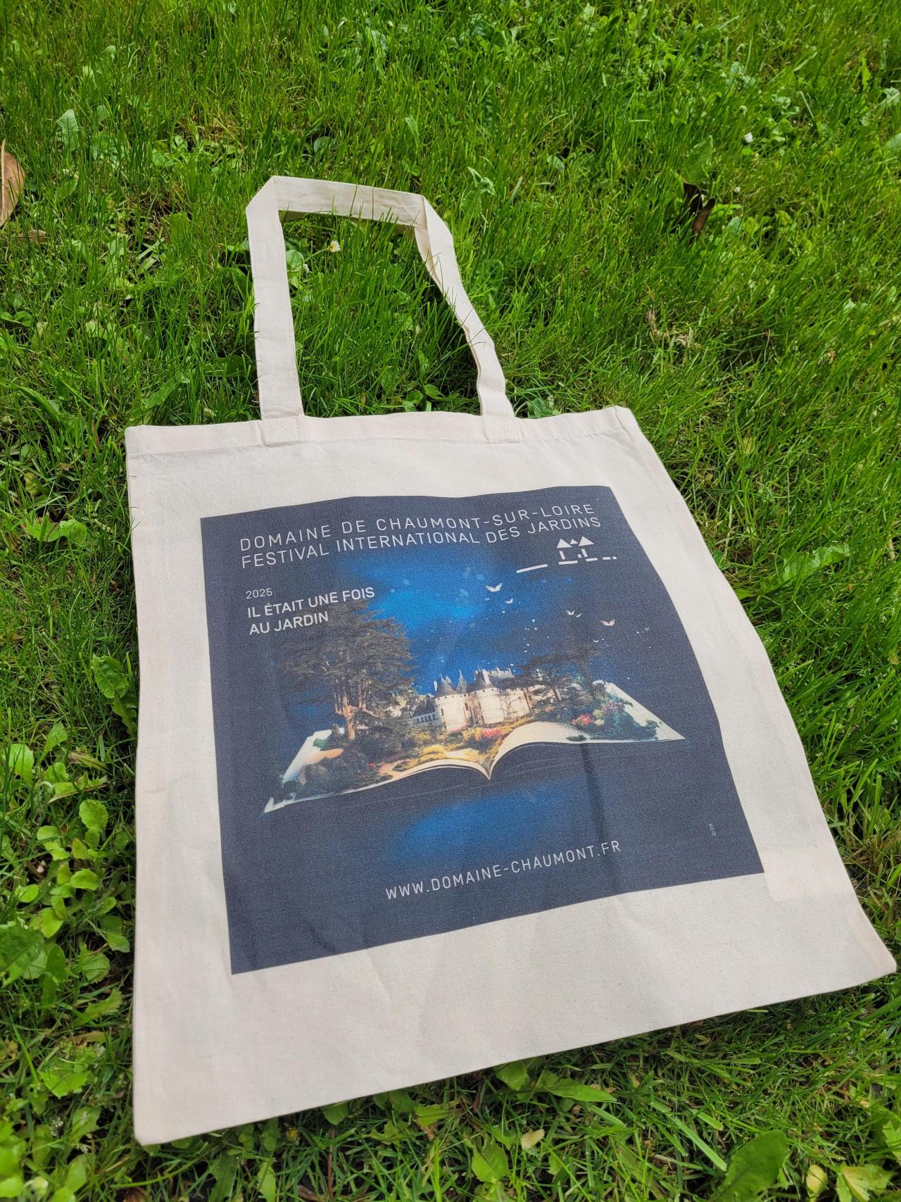 Tote bag sac en tissu Festival International des Jardin 2025 Domaine de Chaumont-sur-Loire Il était une fois au jardin