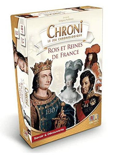 Choni Rois et Reines de France Jeu de cartes chronologique Chaumont-sur-Loire