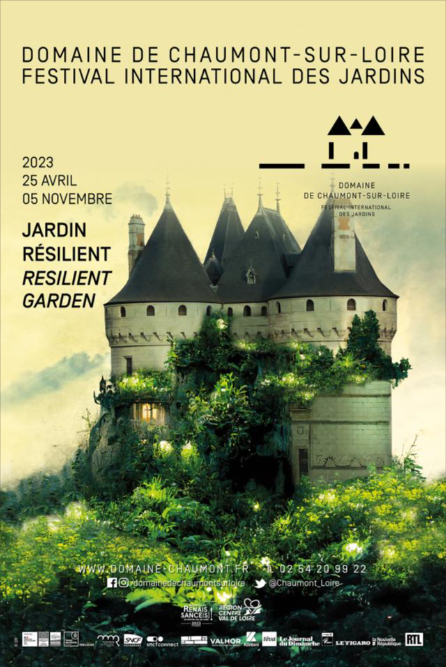 Affiche Jardins Resilient Festival International des Jardins 2023 Chaumont-sur-Loire