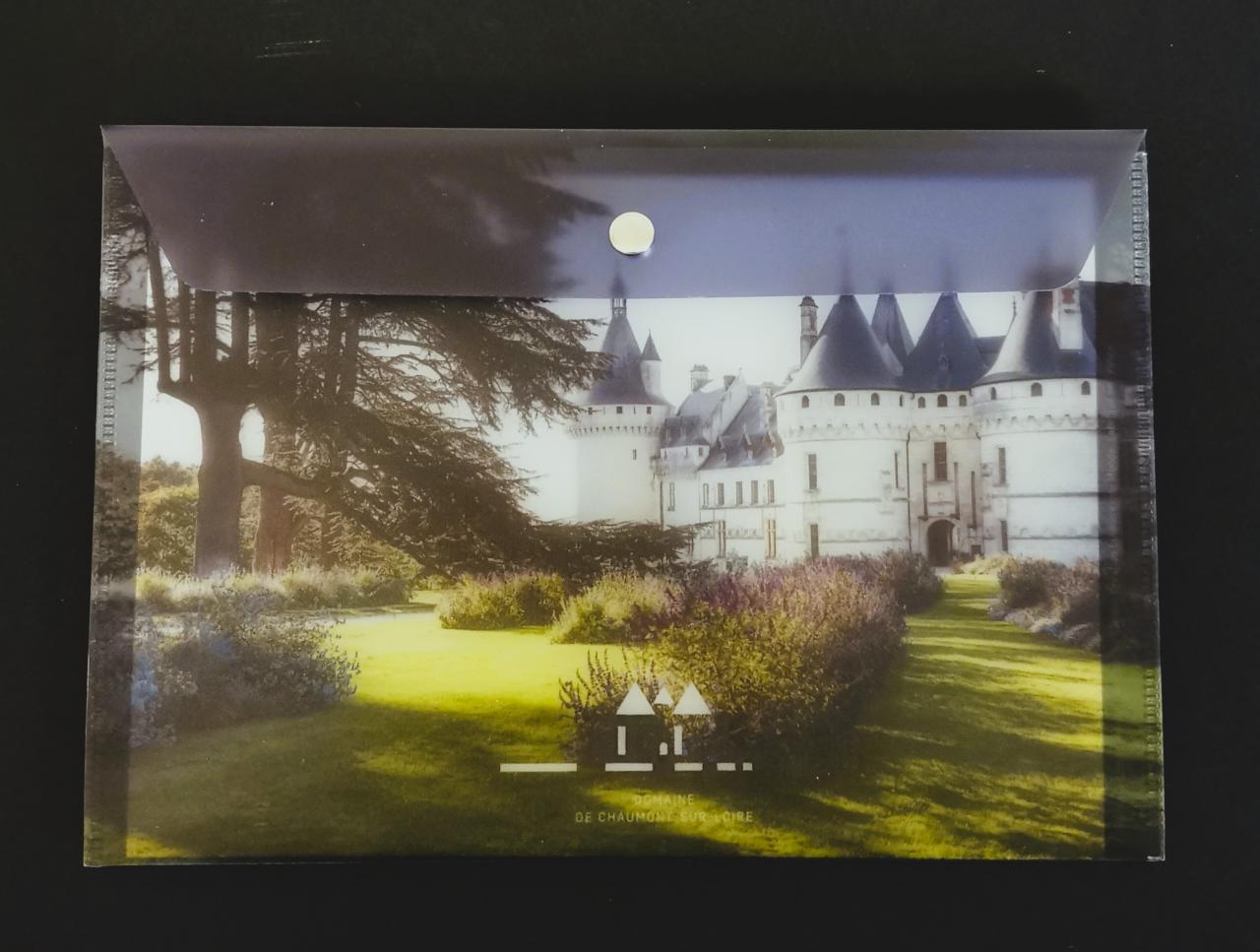Porte documents château Domaine de Chaumont-sur-Loire